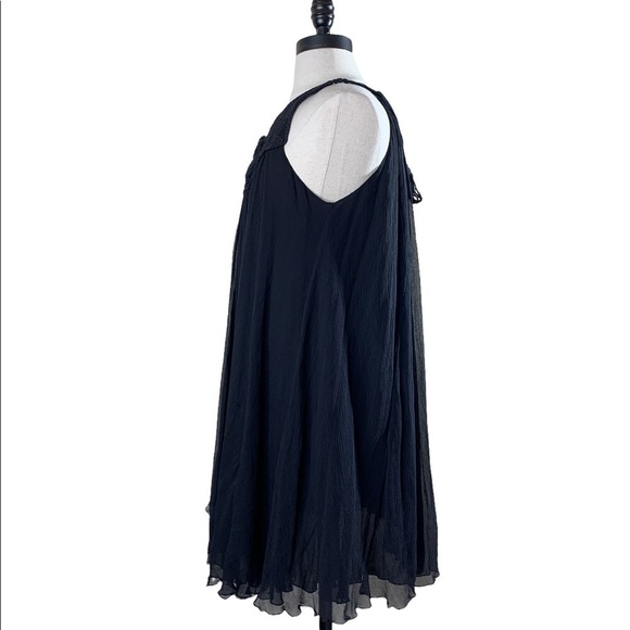 Vanessa Bruno black silk baby doll dress - Picture 3 of 10